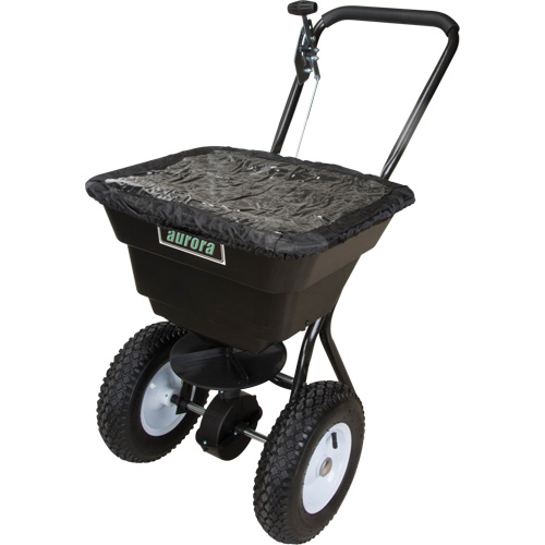 Aurora Tools NN137 Broadcast Spreader, 11000 sq. ft., 50 lbs. capacity