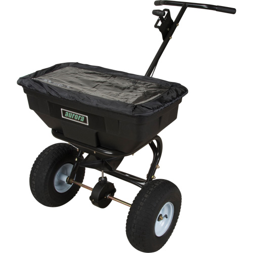 Aurora Tools NN139 Broadcast Spreader with Stainless Steel Hardware, 27000 sq. ft., 125 lbs. capacity