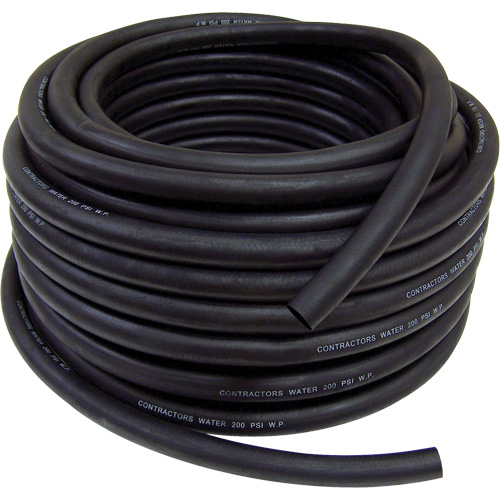 Contractor's Water Discharge Garden Hose, Rubber, 3/4" dia. x 50' NN206