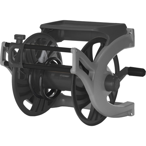 Garant 8466400 Deluxe Wall-Mount Hose Reel, 225', Aluminum/Poly-Plastic