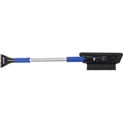 Aurora Tools NN434 Snow Brush, Telescopic, EVA Foam Blade, 48" Long, Black/Blue