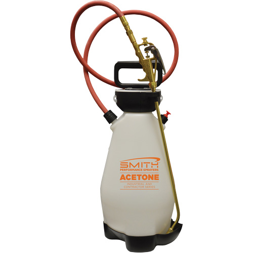 Smith Performance Sprayers 190450 Industrial & Contractor Series Acetone Compression Sprayer, 2 gal. (9 L), Polyethylene, 18" Wand