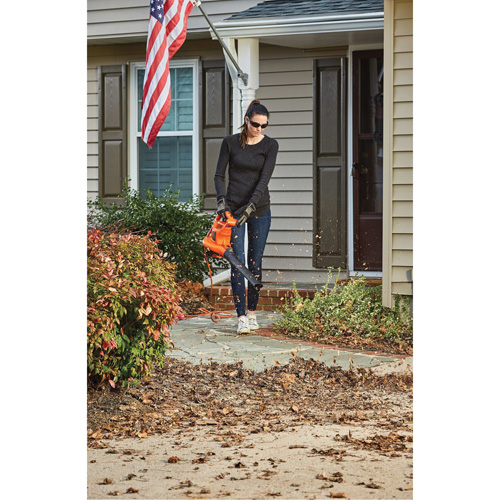 Black & Decker BEBL7000-CA 3-in-1 VacPack Leaf Blower/Vacuum/Mulcher, 250 MPH Output, Electric