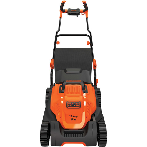 Black & Decker BEMW482BH Tondeuse &agrave; gazon avec poign&eacute;e confortable, Pouss&eacute;e, &eacute;lectrique, Largeur de coupe 17"