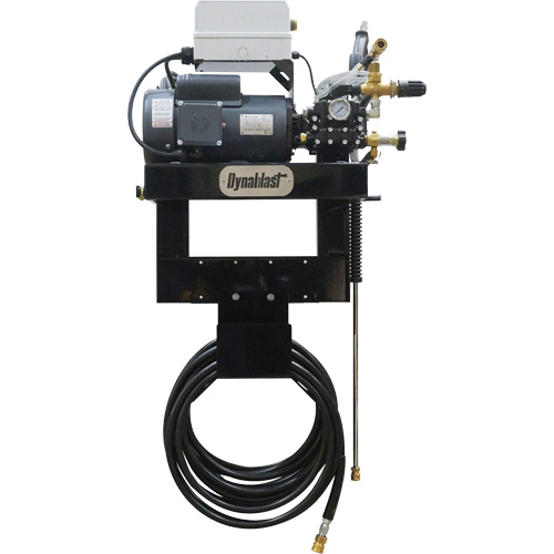 Dynablast Equipment CWM310DET1-TT Wall Mounted Cold Water Pressure Washer with Time Delay Shutdown, Electric, 1000 psi, 3 GPM
