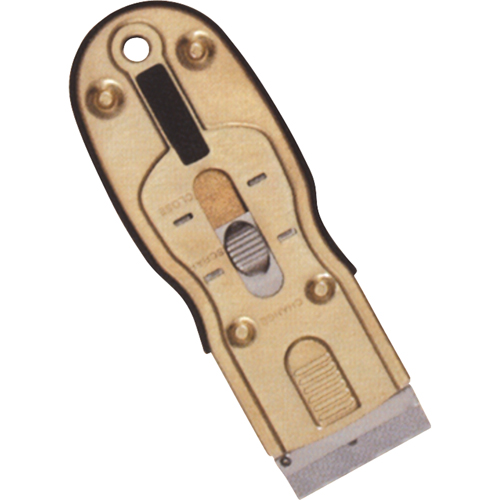 Richard RUB-RS-300 Ergonomic Razor Scrapers, Carbon Steel Blade, 1-1/2" Wide, Rubber Handle