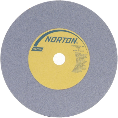 Norton 66253160750 Tool Room Wheel, Type 01, Aluminum Oxide, 10" x 1"