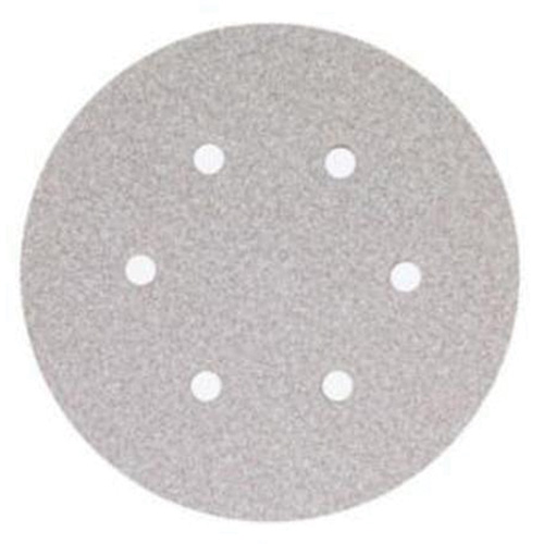 Norton 66261131587 Paper Hook & Loop Vacuum Discs, 6" Dia., 800 Grit, Aluminum Oxide, B-Weight