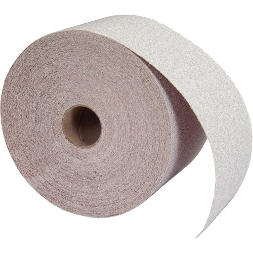 Norton 66261131689 Rouleau de papier abrasif PSA sans chargement, Oxyde d'aluminium, 2-3/4" la x 90' lo, Grain 120