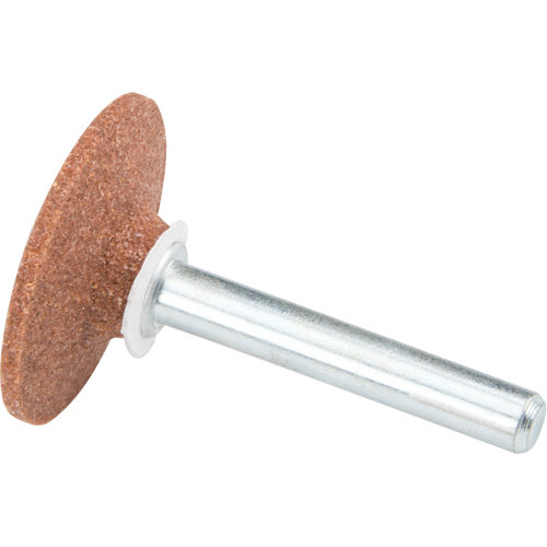 Merit 61463624405 Gemini&reg; Mounted Point, A37, Aluminum Oxide, 1-1/4" Dia., 1/4" L