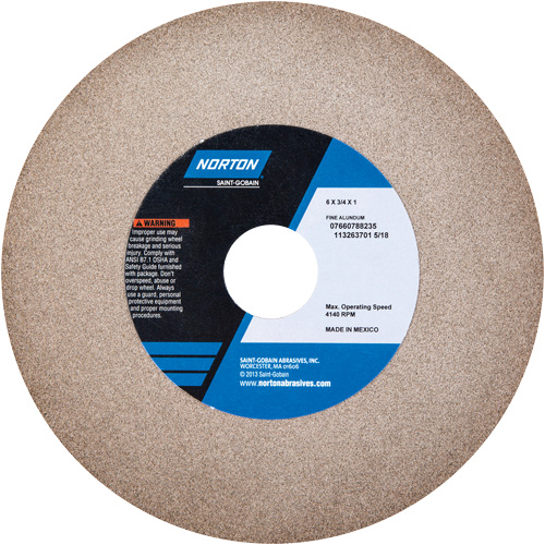 Norton 07660788235 Bench Grinding Wheels - Gemini, 6