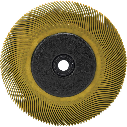 3M SB33215 Brosse radiale en soies Scotch-Brite, C&eacute;ramique, Grain 80, 6" dia.