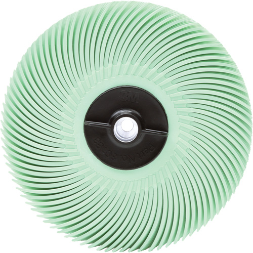3M SB30132 Scotch-Brite Radial Bristle Disc, Aluminum Oxide, 1 Micron Grit, 3" Dia.