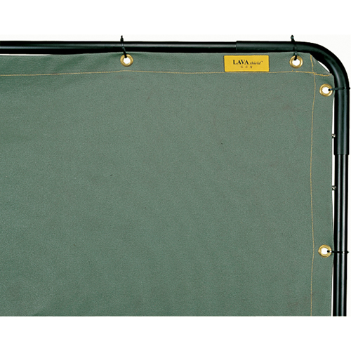 Weld-Mate NT894 Welding Screen and Frame, Olive, 6' x 6'