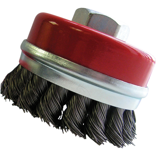 Osborn 0009913200 Bridled Cup Brushes, 3" Dia. x 5/8"-11 Arbor