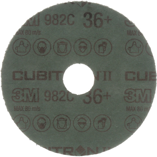 3M AB27402 Cubitron II Fibre Discs - 982C, Ceramic Grain, 36+, 7" Dia x 7/8" Arbor