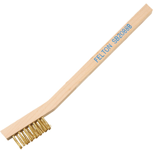 Felton Brushes SB2088N Small Cleaning Scratch Brushes, Nylon, 3 x 7 Wire Rows, 7-3/4" Long