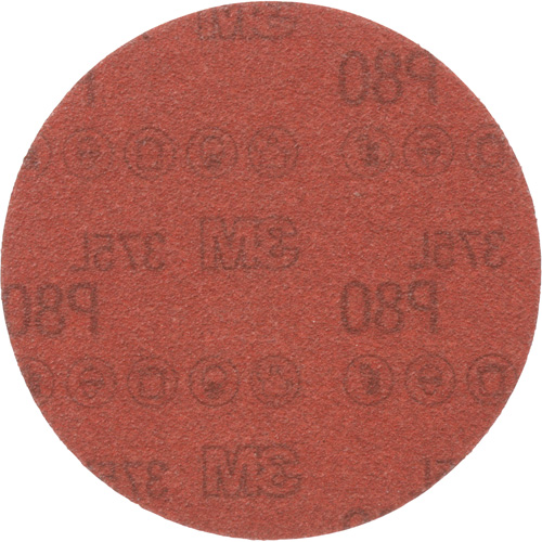 3M AB55676 Disque de ponçage 375L 5" de 3M, dia 5", Grain P80, Oxyde d'aluminium