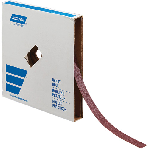 Norton 66261136181 Metal Sanding Roll, Aluminum Oxide, 1" W x 150' L, 120 Grit