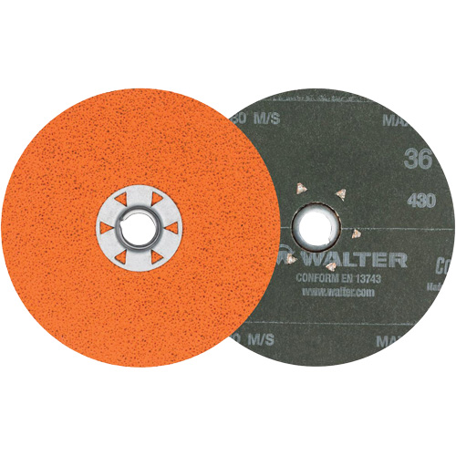 Walter Surface Technologies 15X523 Coolcut XX Sanding Disc, 5" Dia., 36 Grit, Ceramic