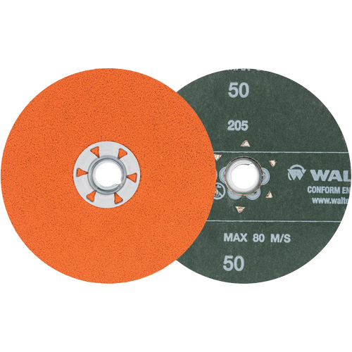 Walter Technologies Pour Surface 15X525 Disque de sablage Coolcut XX, 5" dia., Grain 50, C&eacute;ramique