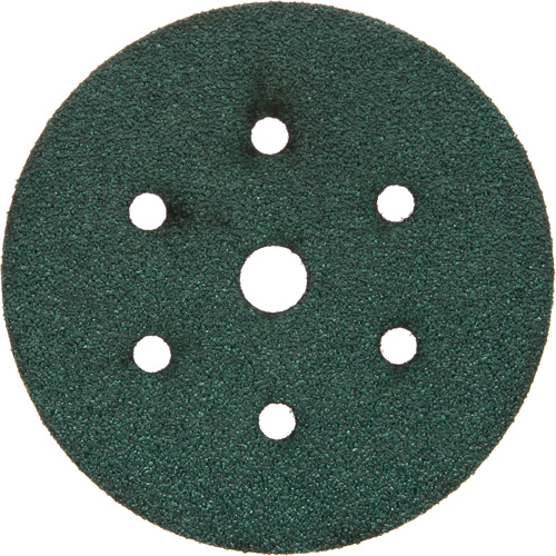 3M 00615 Green Corps Hookit Dust-Free Sanding Disc, 6" Dia., P40 Grit, Ceramic, E-Weight