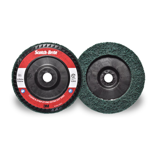 3M SB21036 Scotch-Brite Clean & Strip XT Pro Extra Cut Disc, 7" Dia., Extra Coarse Grit, Aluminum Oxide