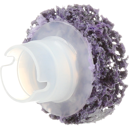 3M SB21713 Scotch-Brite Roloc Pro Brake Hub Cleaning Disc, 1-1/2" Dia., Extra Coarse Grit, Silicon Carbide