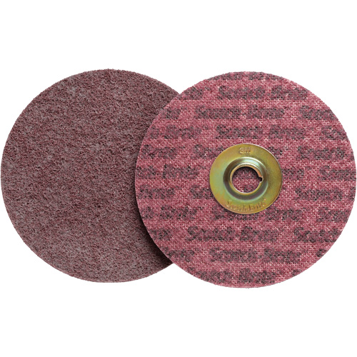 3M SB54142 Scotch-Brite Roloc Surface Conditioning Disc, 2" Dia., Medium Grit, Aluminum Oxide