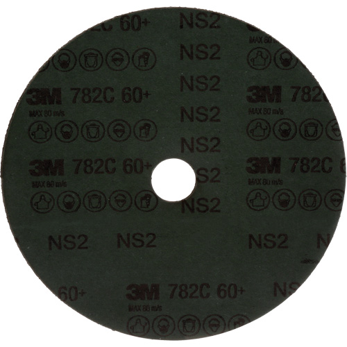 3M AB89600 Disque en fibre 782C, C&eacute;ramique, 60+, 7" Dia x 7/8" Arbre