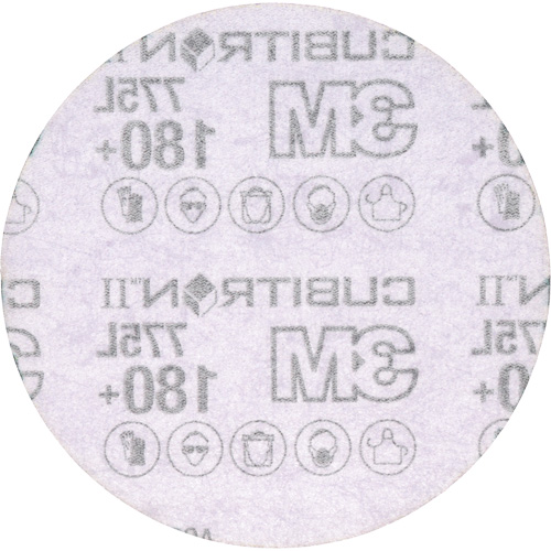 3M AB64263 Cubitron II Hookit 775L Film Disc, 5" Dia., 180+ Grit, Ceramic, 3 mils