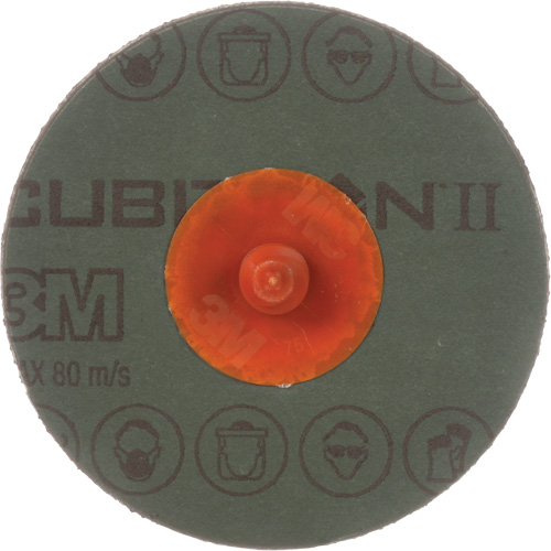 3M AB66778 Cubitron II Roloc 982C Fibre Disc, 2" Dia., 36+ Grit, Ceramic