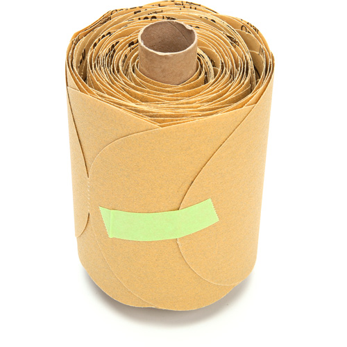 3M AB49911 Stikit Gold Paper 216U Disc Roll, Aluminum Oxide, 5" W x 52' L, P120 Grit