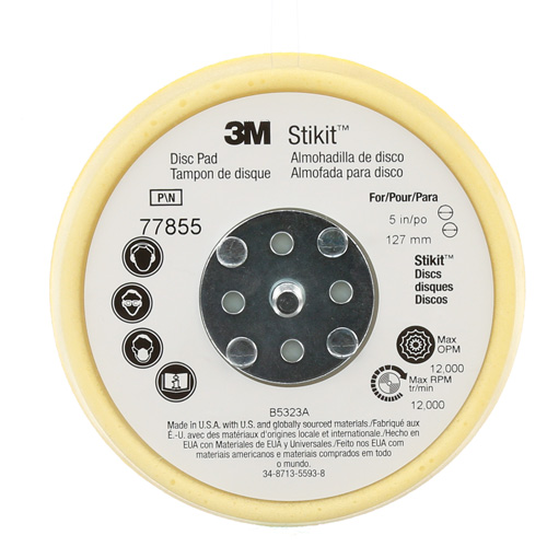 3M AB77855 Hookit Low Profile Finishing Disc Pad, 77855