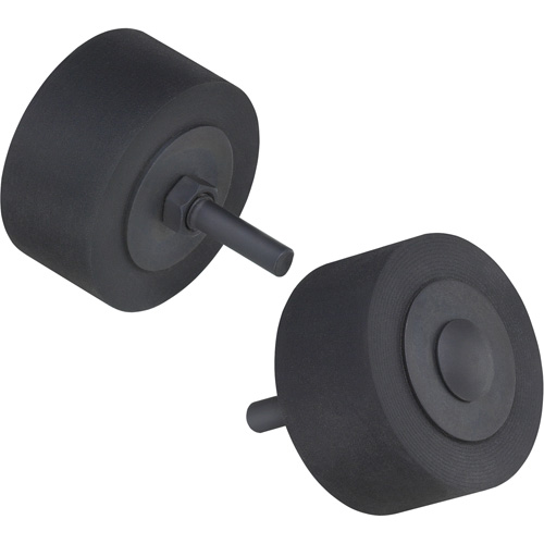 3M AB45129 2" x 1" x 1/4" Rubber Cushion Polishing Wheel 45129