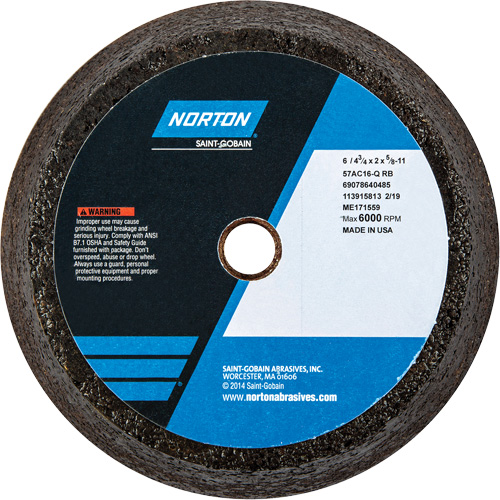 Norton 69078640485 Gemini&reg; Non-Reinforced Portable Snagging Wheel