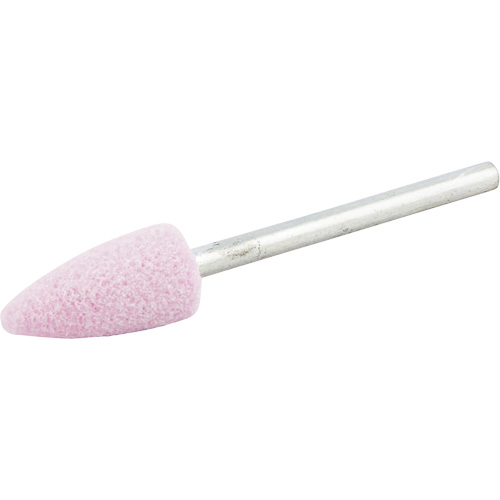 Norton 69078645334 Vitrified Bond Mounted Point, B52, Aluminum Oxide, 3/8" Dia., 3/4" L, 80 Grit