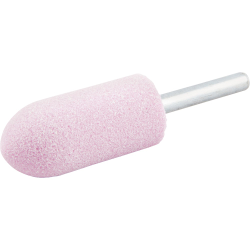 Norton 69078645336 Vitrified Bond Mounted Point, A11, Aluminum Oxide, 7/8" Dia., 2" L, 80 Grit