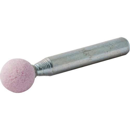 Norton 69078645360 Vitrified Bond Mounted Point, B122, Aluminum Oxide, 3/8" Dia., 3/8" L, 80 Grit