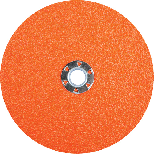 Norton 69957370213 Blaze&reg;X F970 Speed-Change Locking Fibre Disc, Ceramic Alumina, 36, 7" Dia x 5/8"-11 Arbor