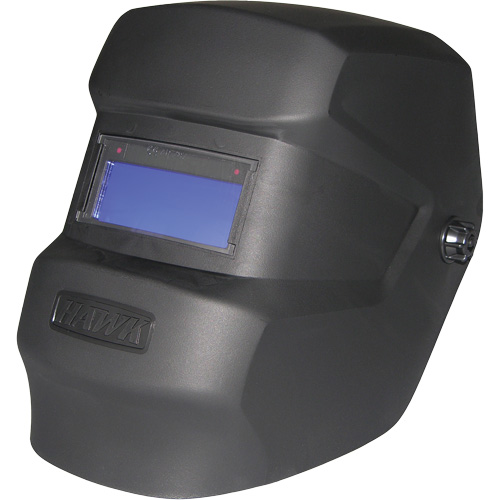 Walter Surface Technologies S240-10-0300 ArcOne&reg; Hawk&reg; Welding Helmet, 2" L x 4" W View Area, 10 Shade Range, Black