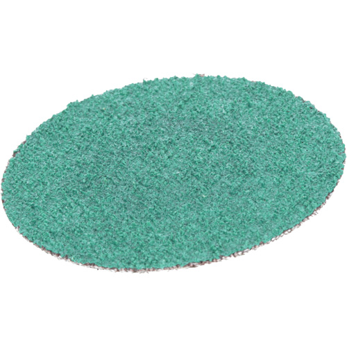 3M 36525 Roloc Green Corps Abrasive Disc, 2" Dia., 40 Grit, Aluminum Oxide