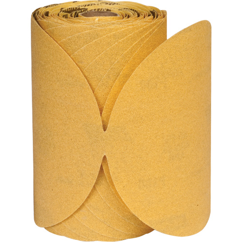 Norton 66261183815 Gold Reserve A296 Coarse Paper PSA Disc Roll, 6" Dia., P80 Grit, Aluminum Oxide