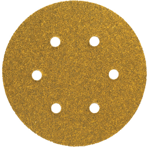 Norton 66261183934 Gold Reserve A296 Paper Hook & Loop Vacuum Disc, 5" Dia., P220/Fine Grit, Aluminum Oxide, C-Weight
