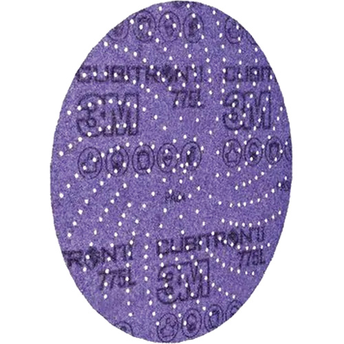 3M AB05058 Disque de ponçage propre 775L Cubitron II Hookit, dia 5", Grain 400+, C&eacute;ramique, 3 mils