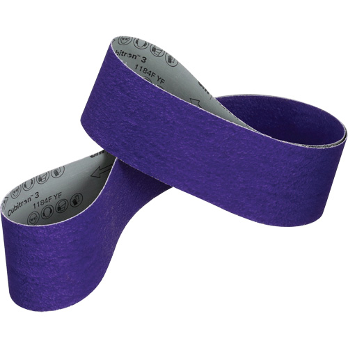 3M 7100316194 Cubitron 3 Cloth Belt 1184F, 6" W x 48" L, Ceramic, 36+ Grit