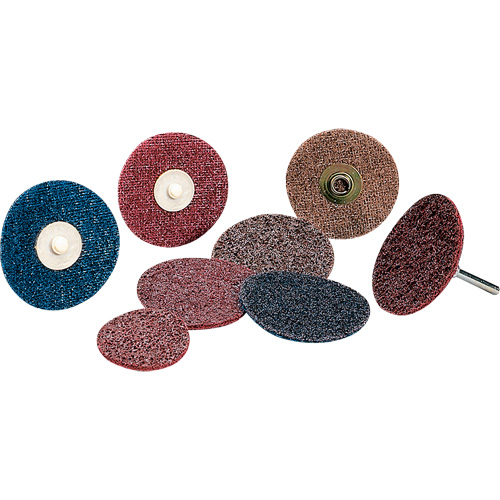 3M 3M CANADA Standard Abrasives Quick Change TS Surface Conditioning RC Disc 840135, 1" Dia., Medium Grit, Aluminum Oxide
