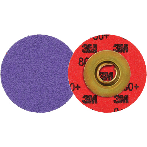 3M AB31743 Cubitron 3 Roloc Durable Edge Disc 1184F, 2" Dia., 80+ Grit, Ceramic
