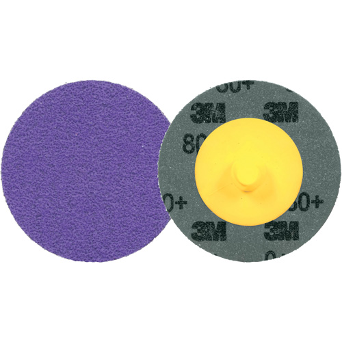 3M AB31728 Disque &agrave; bordure durable Cubitron 3 Roloc 1184F, 2" dia., Grain 80+, C&eacute;ramique
