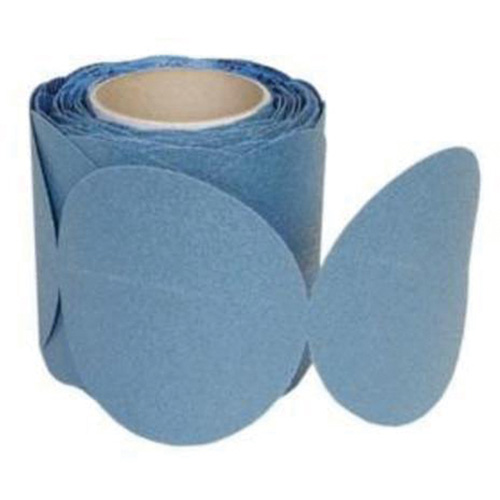 Norton 66261125573 BlueFire&reg; Paper PSA Sanding Disc, 6" Dia., 80 Grit, Zirconia Alumina